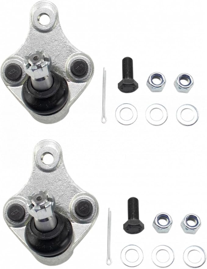 TRQ Front Lower Ball Joint Set Compatible with 1996-2000 Toyota RAV4