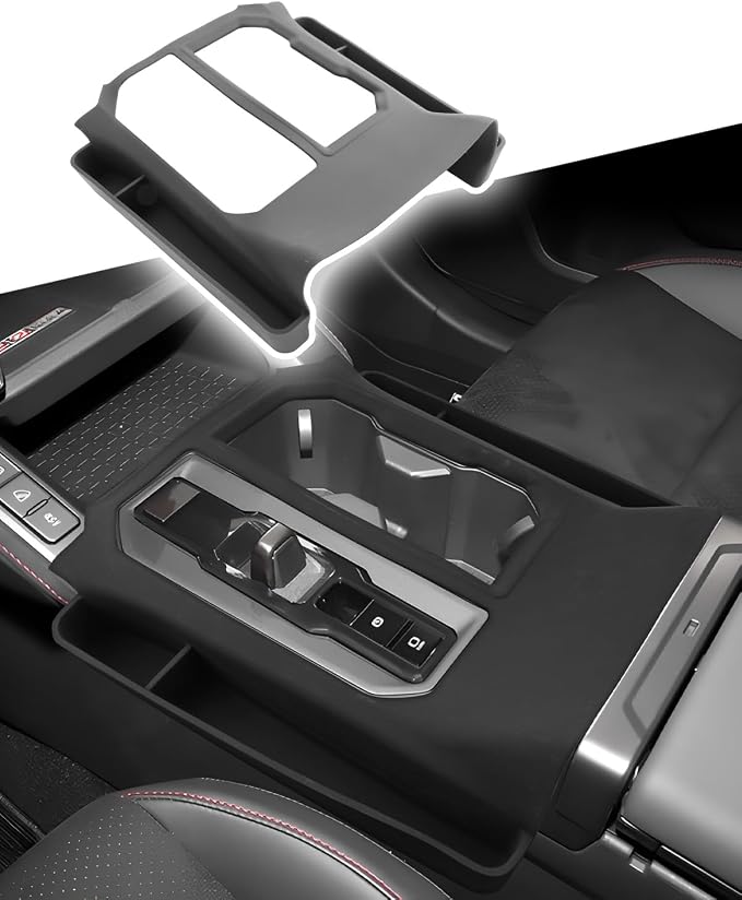 for 2026 Toyota RAV4 Gear Shift Panel Cover with Side Pocket Storage Silicone Shifter Console Protector with Organizer Pouch 6th Gen RAV4 (LE/XLE/SE/XLE Premium/Woodland/XSE) Accessories