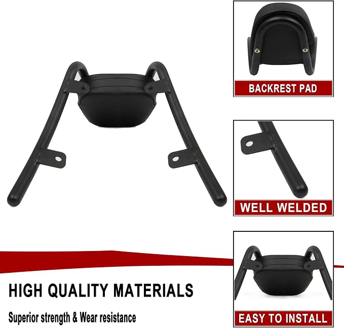Detachable Backrest Sissy Bar Replacement for Honda Fury VT1300CX VT 1300 CX 2010-2025 Luggage Rack Passenger Backrest