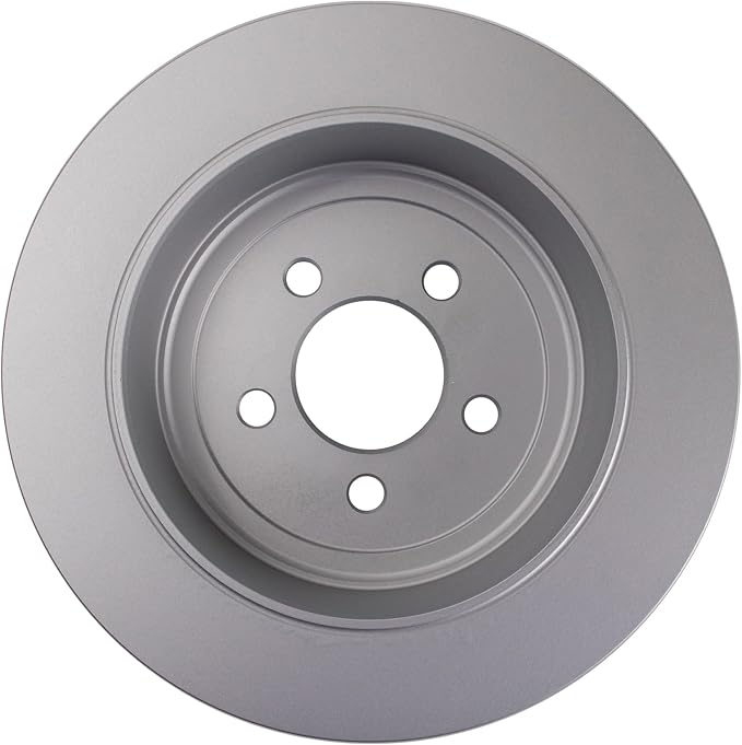 TRQ Rear Brake Rotor Set G Coated Solid Compatible with 2007-2011 Dodge Nitro 2008-2012 Jeep Liberty
