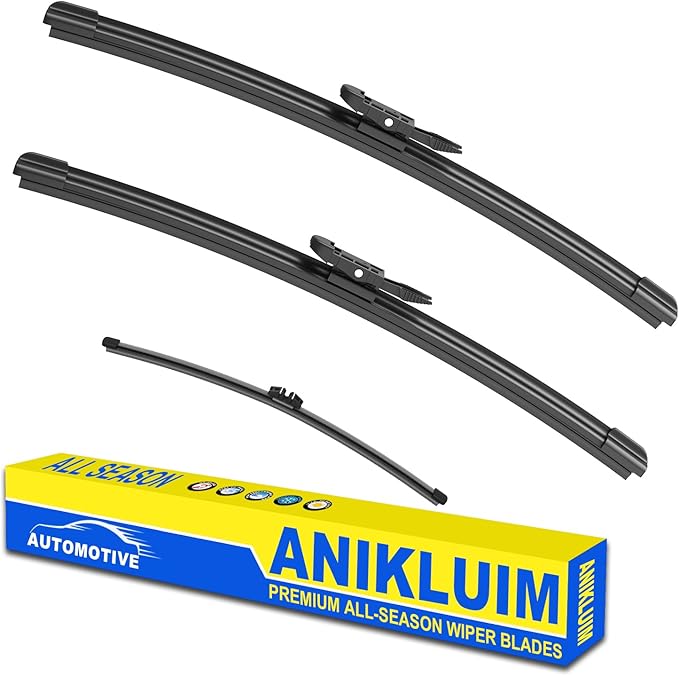 ANIKLUIM® 26"+22" Wiper Blades with 11" Rear Wiper Blade Set Replacement for 2011-2023 Explorer Windshield Wipers Original Factory Quality (Pack of 3)