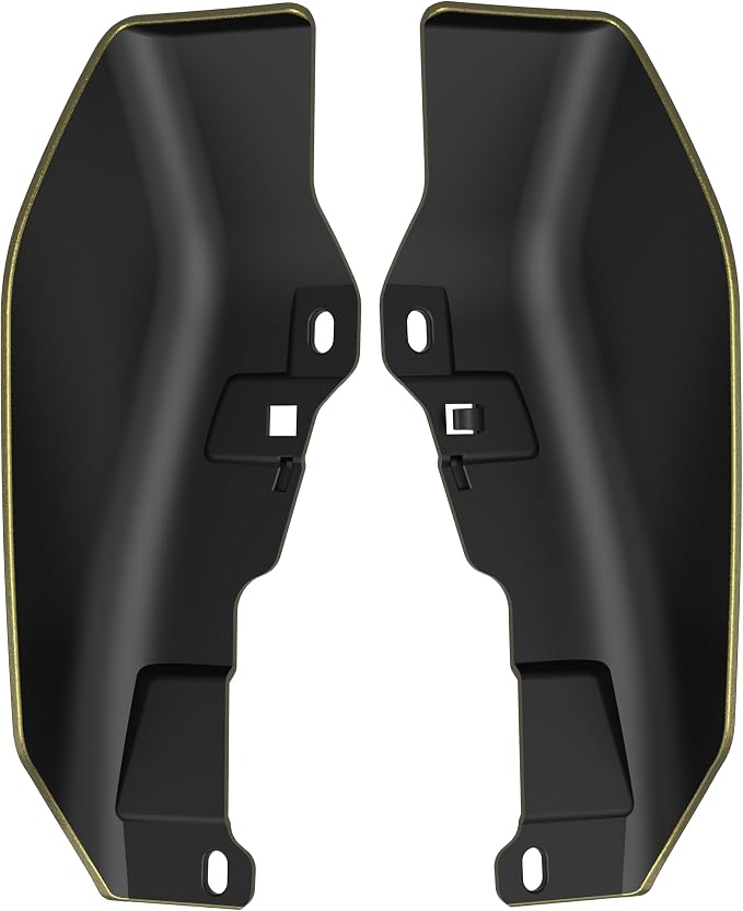 Color - Matched Mid Frame Air Deflectors Heat Shield, Perfectly Fit for Harley Touring Models 2009-2026 Olive Gold