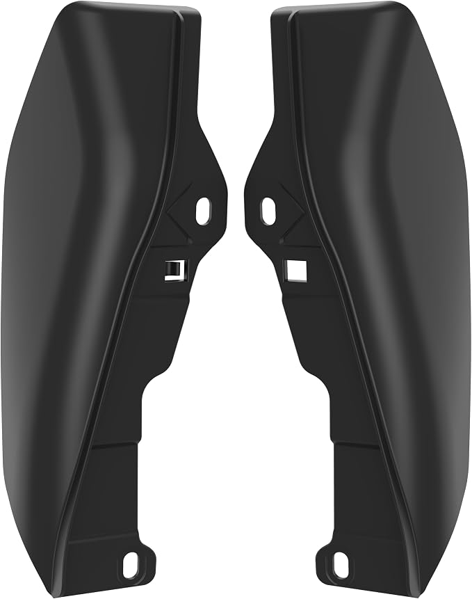 Color - Matched Mid Frame Air Deflectors Heat Shield, Perfectly Fit for Harley Touring Models 2009-2026 Rough Primer