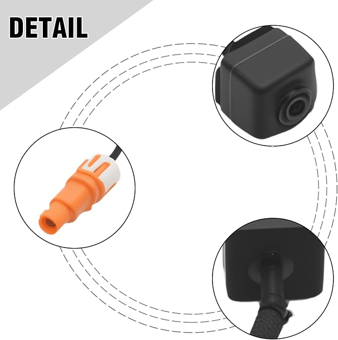 VIKKSAER 84543080 Rear View Camera, Reverse Parking Assist Replacement for Chevrolet Malibu 2023-2024 1.5L 4Cyl, Replaces 42861580