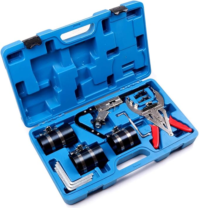 ECCPP Piston Ring Service Set Cleaning Ring Expander Compressor Tool Set Fit for Auto Engine Motor