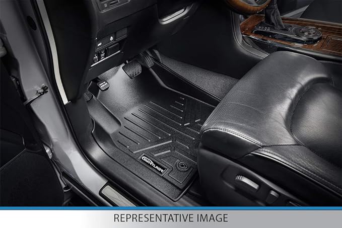 SMARTLINER Custom Fit Floor Mats 1st Row Liner Set for 2009-2013 Toyota Corolla