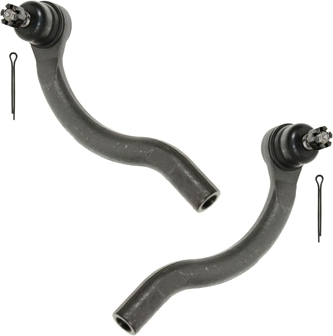 TRQ Outer Driver and Passenger Side Tie Rod Set 2 Piece Compatible with 2003-2007 Honda Accord 2004-2008 Acura TSX