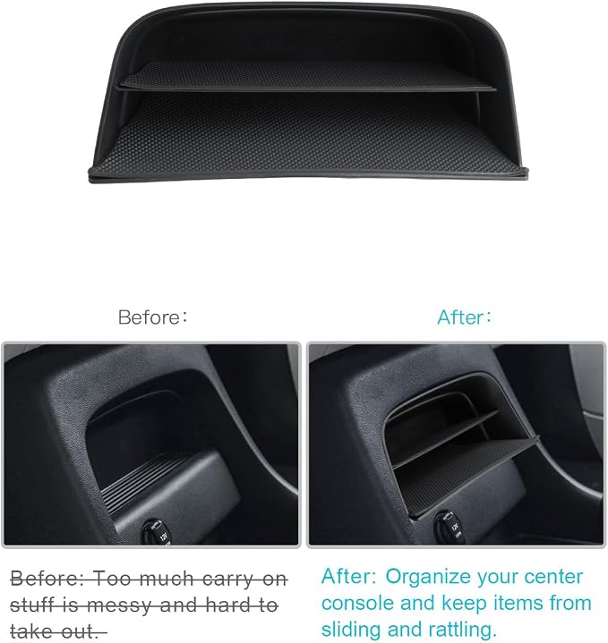 CDEFG for 2026 Hyundai Palisade Center Console Organizer Tray Accessory | for 2026 Hyundai Palisade Accessories, Middle Console Storage Box, ABS Material
