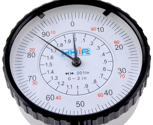 Pro Series by HHIP 4400-0002 Pro Series Dial Indicator, .001" Graduation, 0-100 Reading, 0-2"