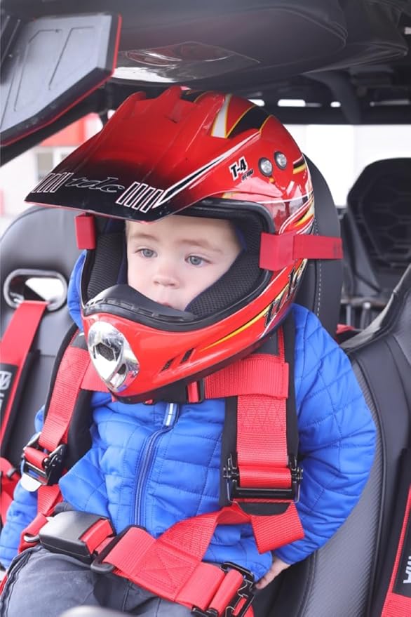 UTVMA Helmet Holders - Head Support for Young UTV Riders Compatible with All Seats and Helmets!