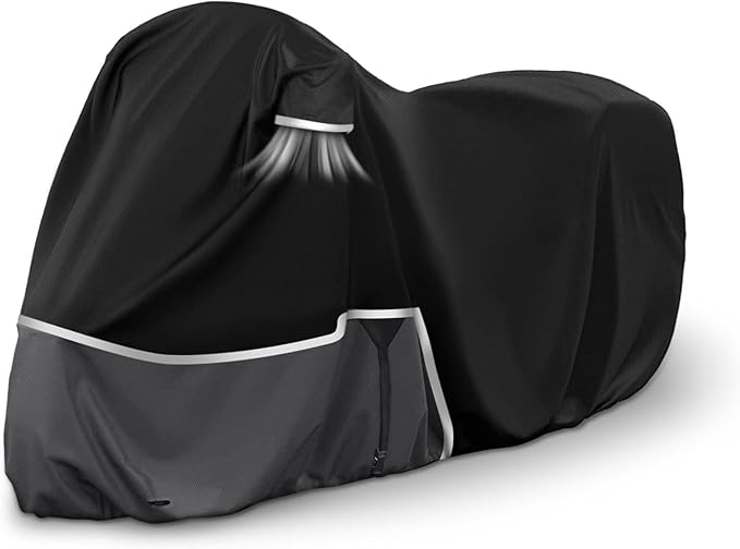 Waterproof Motorcycle Cover Replace for Honda CBR600RR CBR1000RR /CBR500R CBR650R CB1000R Sport/Standard Model, 420D Oxford Cloth Motorcycle Cover for Snow Rain Dust Protection