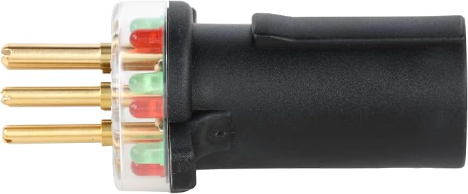 Innovative Products of America (7865L) 7-Way Round Pin Tractor Trailer Circuit Chaser™ for Testing Turn Signals, Hazard Lights, Brake Lights and More