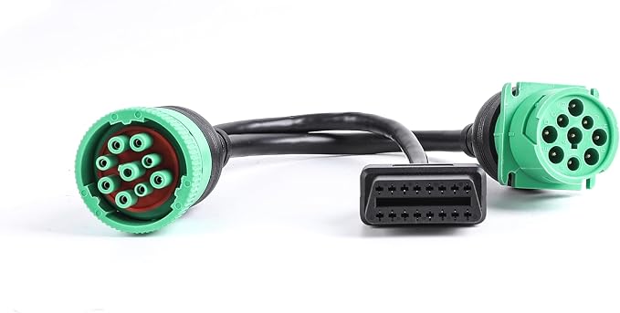 J1939 Male to J1939 Female and OBD2 Splitter Cable (1pcs)