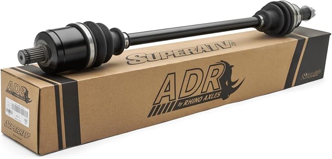 SuperATV ADR Front Axle for Polaris Ranger XP 800 / Crew (See Fitment) | 1 Front Axle | Precision Components, Top Notch Grease, Heavy-Duty Rubber Boot | Cost Effective Axle to Exceed Your OEM Axle