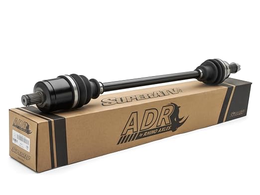 SuperATV ADR Axle Compatible with Polaris RZR 800 S, Constructed with Chromoly Steel, High Articulation CV Joints, Precision Built Cage and Housing, Greater Performance Than OEM, See Fitment