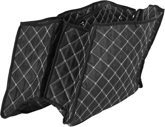 Saddlebag Liners Carpet Insert for 4 inch Tapered Hard Saddlebags Fit for Harley Touring Road King Road Glide Street Glide Electra Glide