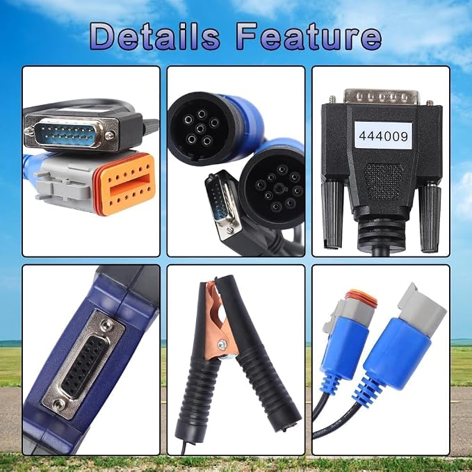 Diesel Universal Heavy Duty Truck Excavator Diagnostic Scanner Tool forNexiq USB Link 2 Heavy Duty Truck Scanner 124032 Diagnosis USB Link 2 Interface Adapter