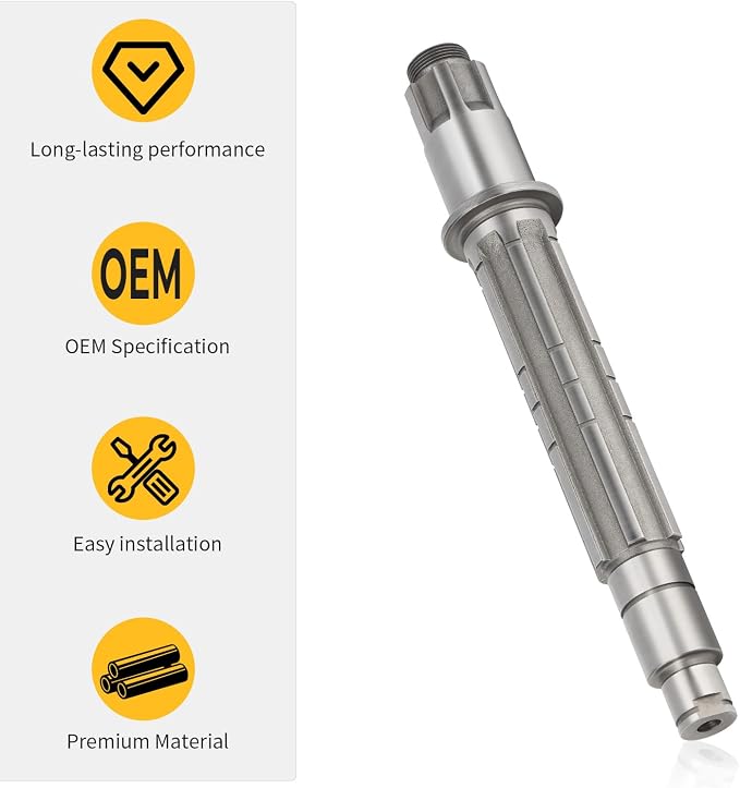 M MATI Transmission Drive Counter Output Sprocket Shaft for Yamaha Banshee YFZ350 1987-2006 RZ350 1984-1985 29L-17421-00-00