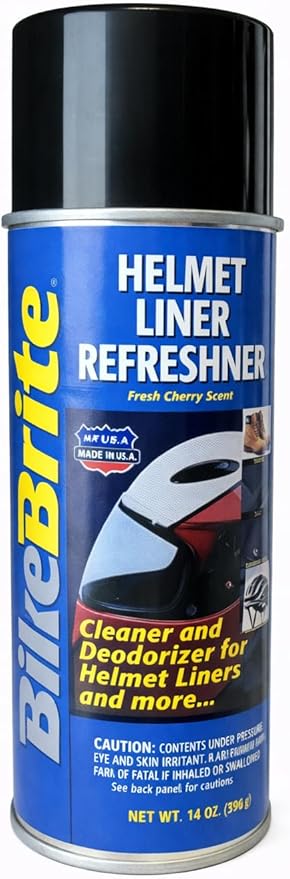 Bike Brite MC19000 Cleaner/Deodorizer, 14 fl. oz. (for Helmet Liners)
