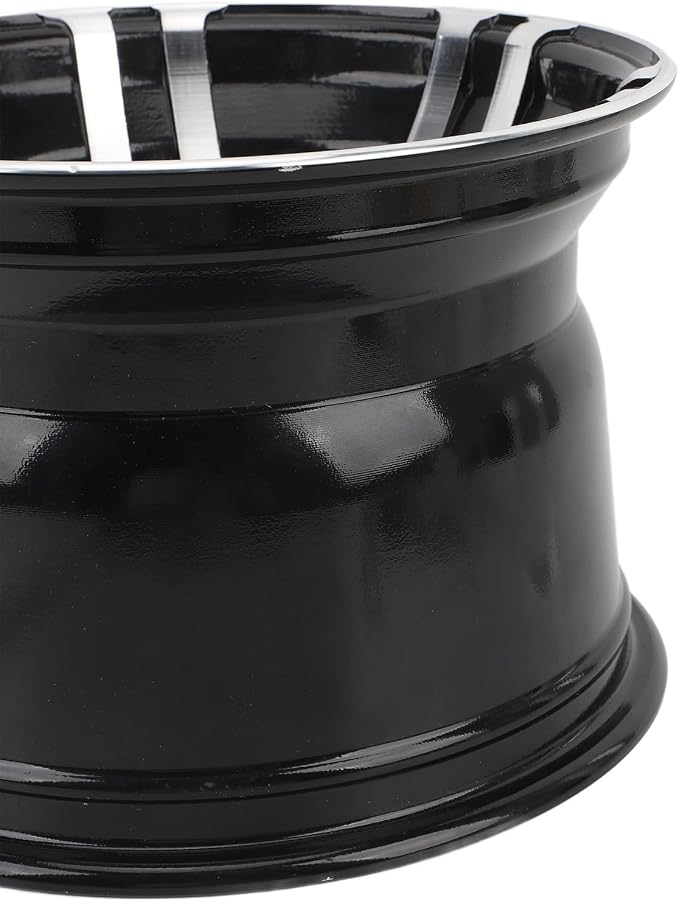 10 Inch ATV Wheel Rim, Universal High Strength ATV Aluminum Alloy Rim for ATVs Go Karts Cart 4 Wheel Vehicles (Rear Wheel)