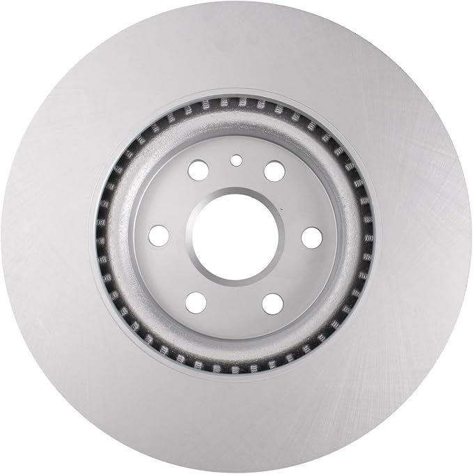 TRQ Front Brake Rotor Set G Coated Vented Compatible with 2010-2016 Cadillac SRX 2011 Saab 9-4X