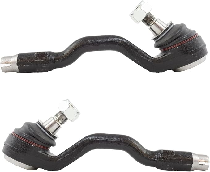 TRQ Outer Driver and Passenger Side Tie Rod Set 2 Piece Compatible with 2007-2013 BMW X5 2008-2014 BMW X6