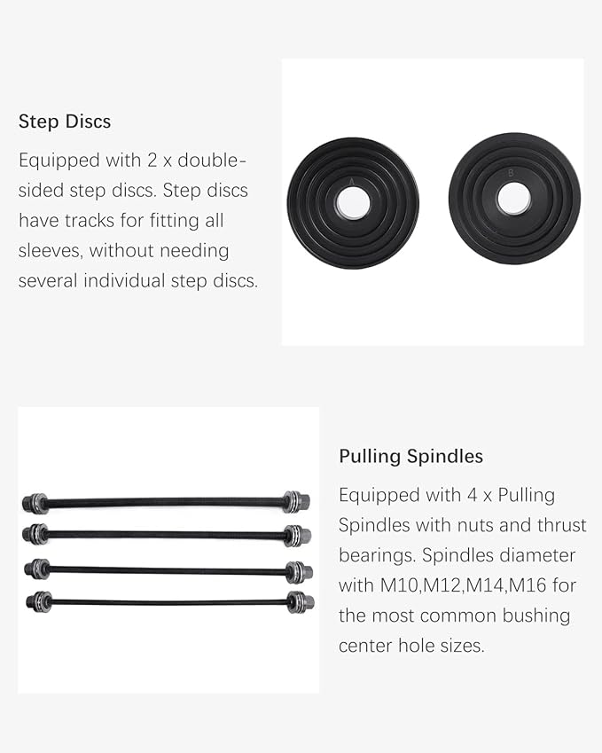 26 PCS Universal Press and Pull Sleeve Kit Bushing Installation and Removal Tool Set Bushes Bearings Tool Kit w/Case Fit Cars LCV and HGV Engines