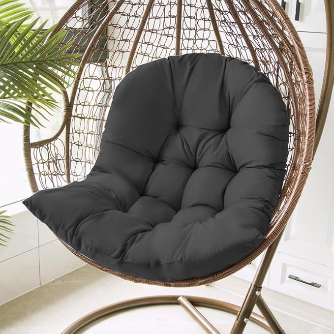 Hammock Swing Chair Cushion, Hanging Basket Seat Pillow, Soft Hanging Egg Chair Back Cushions Pads, for Indoor and Outdoor Garden Offices