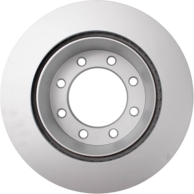 TRQ Rear Brake Rotor Set G Coated Vented Compatible with 2005-2012 Ford F-250 Super Duty 2005-2012 F-350 Super Duty