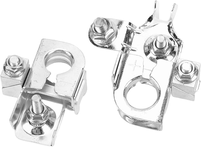 High Strength Replacement Battery Terminal Clamps Set for Easy Installation Portable Tool for DIY Users
