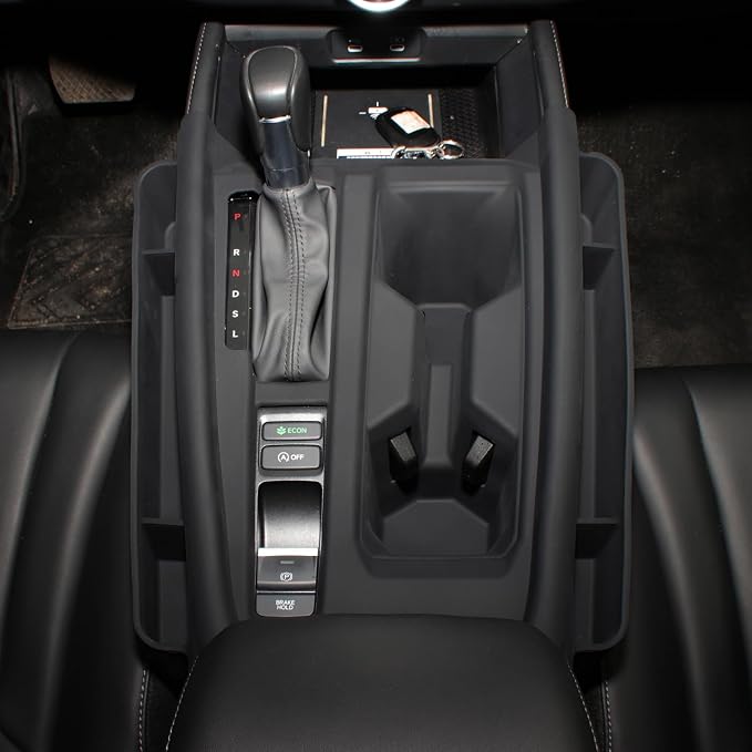 HIGH FLYING Car Accessories for Honda Accord 2023-2026 Center Console Gear Shift Panel Silicone Rubber Overlays Protector Cover Organizer Storage Box 1PC