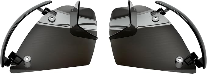 Side Wings Wind Air Deflector Fairing Fit for Harley 2024-2026 CVO Road Glide ST FLTRXSTSE 2024-2026 Road Glide FLTRX 2023-2025 CVO Road Glide FLTRXSE (Smoke)