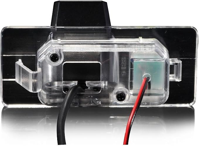 Super Pro HD Waterproof Car Rear View Backup License Plate Light Camera Night Vision, Replacement for Jetta 2011/Passat Variant 2011 Sharan 7N/GP2/Touareg II Tiguan 2015 2016