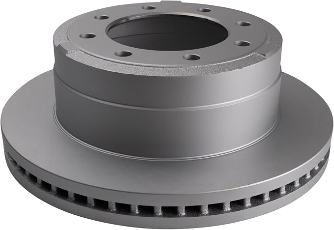 TRQ Rear Brake Rotors Set Vented Premium G-Coated Compatible with 2013-2022 Ford F-250 Super Duty F-350 Super Duty