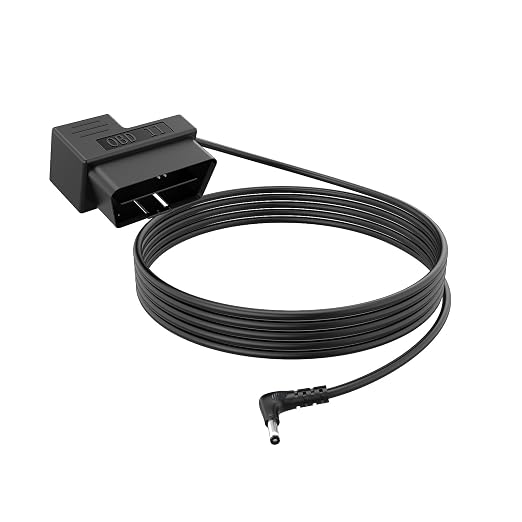 OBDII to Barrel Connector Cable for Cobra Radar Detectors OBDII to DC3.5 – Suit for Cobra RAD 480i 700i 490i 380 450 350
