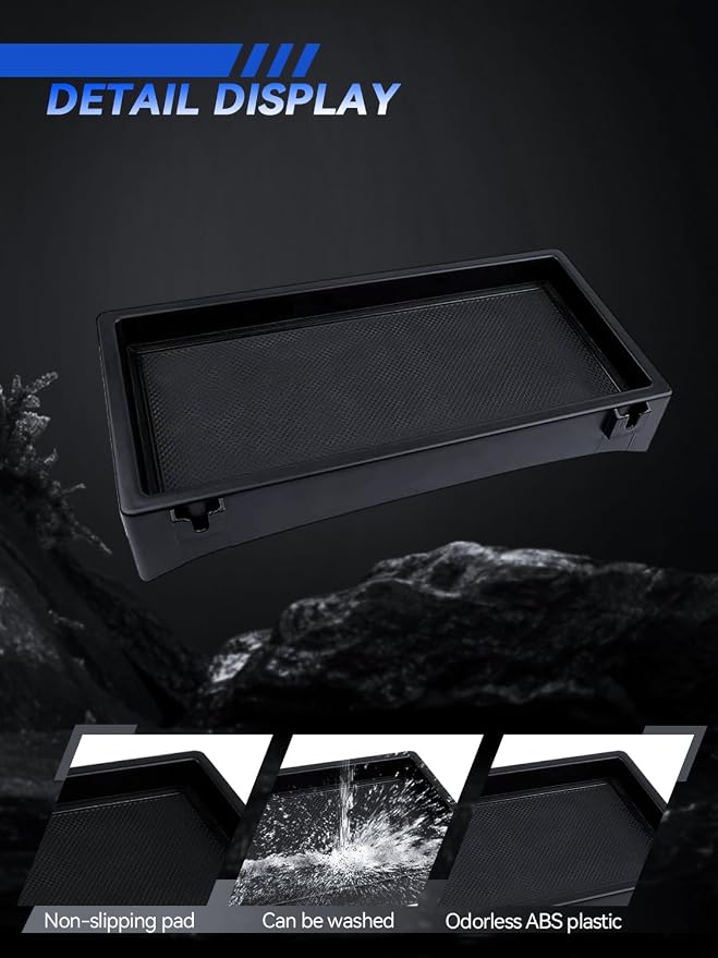 for Santa Cruz Dashboard Console Organizer 2022 2023 2024 Hyundai Santa Cruz Accessories Behind Screen Organizer Storage Box Console Dash Tray