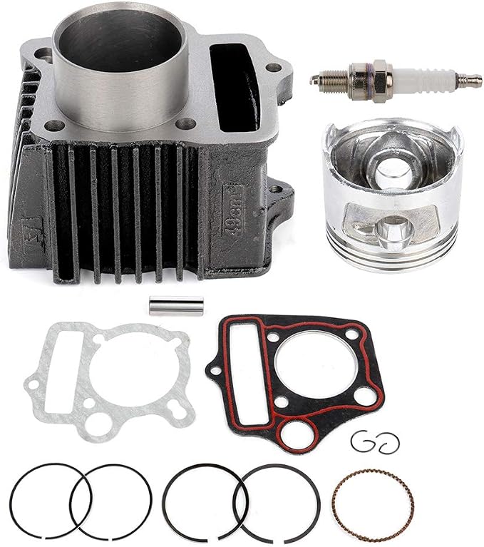 ECCPP Cylinder Piston Ring Gasket fit 1969-2012 for Honda for ATC70 for CRF70 for CT70 for C70 for TRX70 for XR70 for SL70 Cylinder Piston Gasket Top End Kit