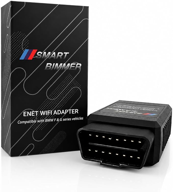 2026 OBD2 WiFi Adapter MHD Ethernet Adapter for BMW F-G-I Series | Compatible for BimmerCode,E-SYS,ISTA,Bootmod3, Work with iOS, Android & Windows