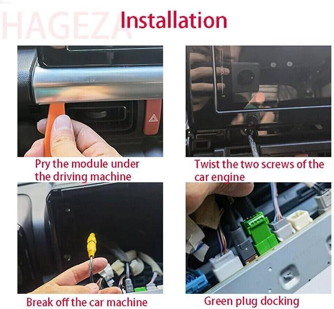 175 ° 1280x720 Resolution Car Backup Camera,for Suzuki Jimny 2/3-Door 4/5-Door 2019-2026 Waterproof Ultra HD Rear View Camera, 175° Wide View Angle Long License Plate Frame Camera