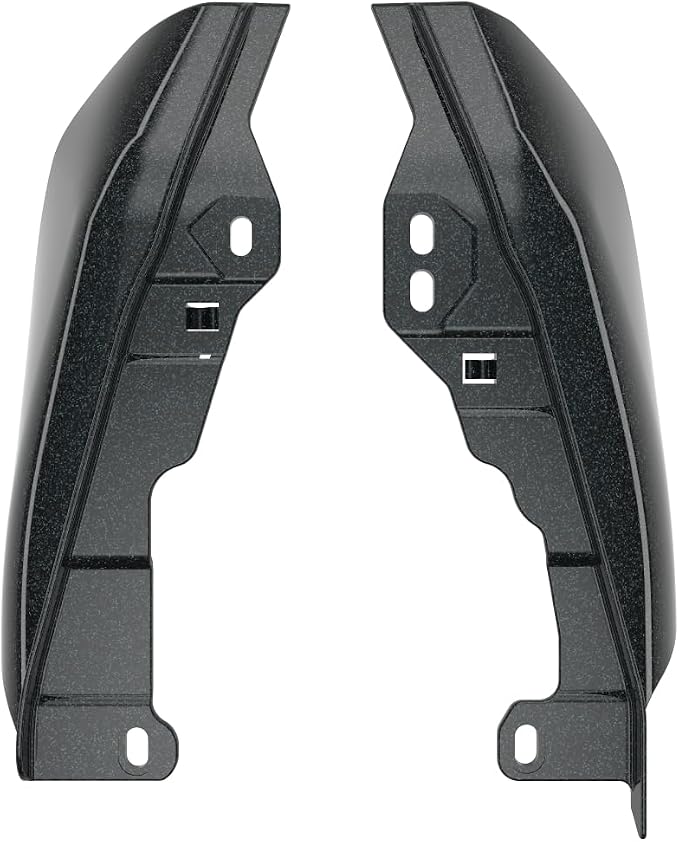 Advanblack 2025 RG Mid Frame Air Deflectors Compatible for Harley Touring Street Glide, Road King, Electra Glide, 2009-2025 (Iron Horse Metallic)