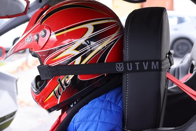 UTVMA Helmet Holders - Head Support for Young UTV Riders Compatible with All Seats and Helmets!