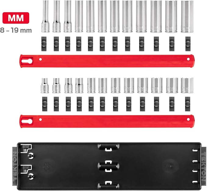 TEKTON 3/8 Inch Drive 6-Point Socket Set, 24-Piece | SHD91215