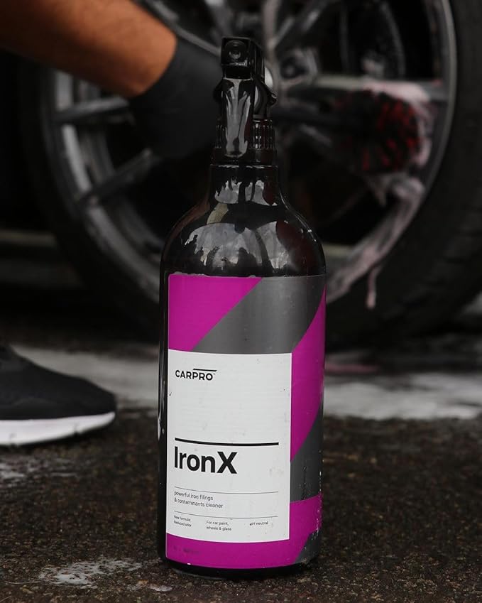 CARPRO IronX Iron Remover: Stops Rust Spots and Pre-Mature Failure of The Paint Clear Coat, Iron Contaminant Removal - 4 Liter Refill (135oz)
