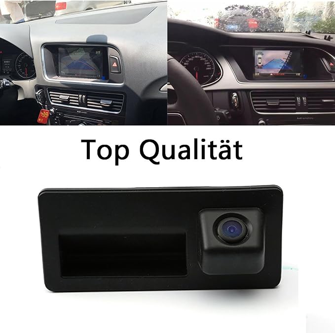 HD 170° Rear View Reversing Backup Camera Parking Aids System Compatible with Audi A3 A4 A4L S4 A5 S5 Q3 Q5 A6 A7 A6L A8L S6 S7 RS5/Golf/Tiguan/Touareg/Sharan/Passat/Skoda/Porsche/Cayenne 958/Jetta