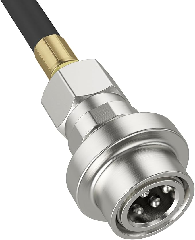 Moker TU-32-6 6.6L GM Duramax Diesel Fuel Pressure & Vacuum Test Kit – 3.5” Gauge with 6ft Hose & Quick Coupler – Accurate Fuel System Diagnostics for Duramax Engines