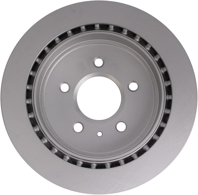 TRQ Rear Brake Rotor Set G Coated Vented Compatible with 2003-2007 Cadillac CTS 2003-2004 Seville 2005-2011 STS