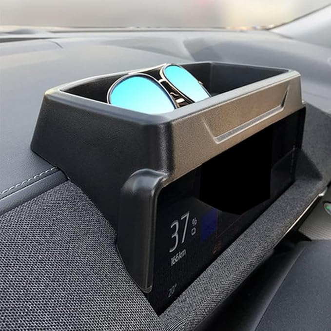 BestEvMod Compatible with Mach E Center Console Dash Storage Box Tray Organizer Sunglasses Compatible with Mustang Mach-E Interior 2021-2024 2025