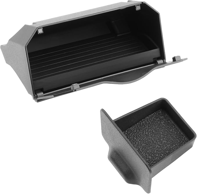 LUWU 2PCS Center Console Organizer for 2024 2025 2026 Toyota Tacoma & 2025 2026 Toyota 4Runner Accessories Storage Drawer Tray, Driver's Air Vent Storage Tray Extra Storage Organizer for Key Coins