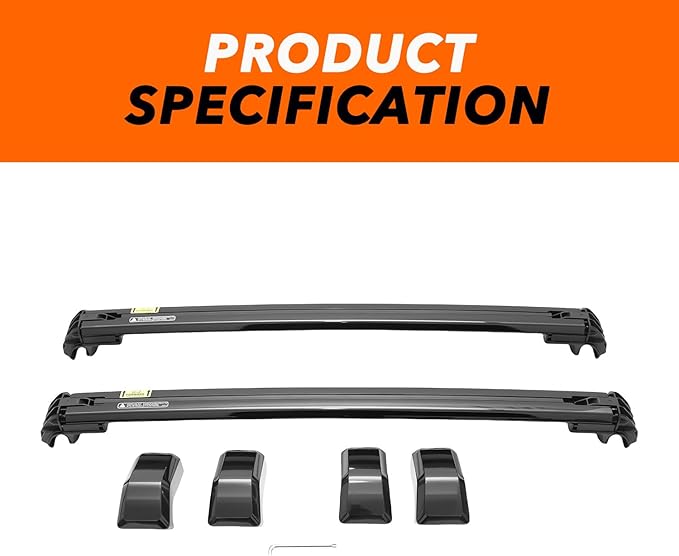 Roof Rack Side Rails + Cross Bars for Toyota Land Cruiser Prado J250 LC250/1958 2024-2026 | OEM Style & Easy Installation | Black Aluminum Cargo Carrier Rooftop Luggage Rail Crossbars