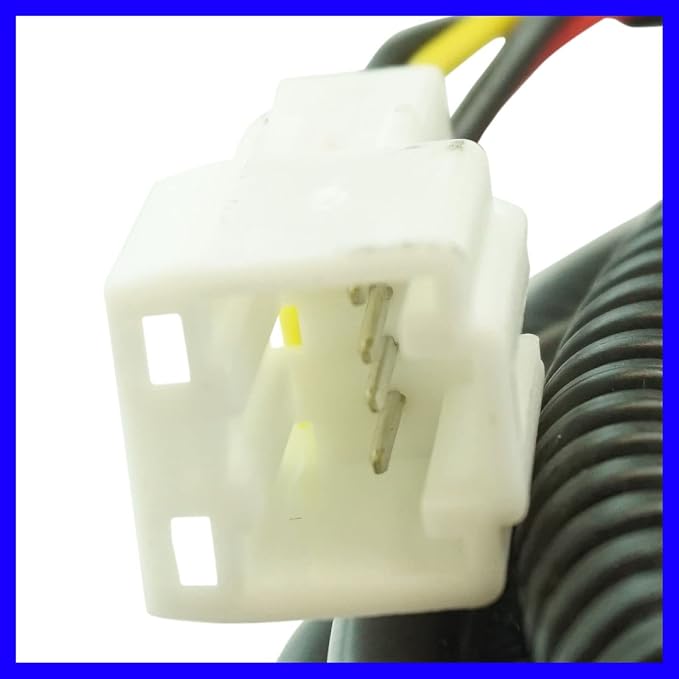 TRQ Rear View Camera Add On Kit w/Wiring Harness & Tailgate Handle Compatible with Toyota